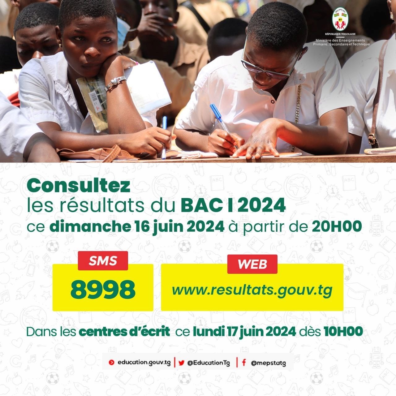 BAC 1 gouv Togo